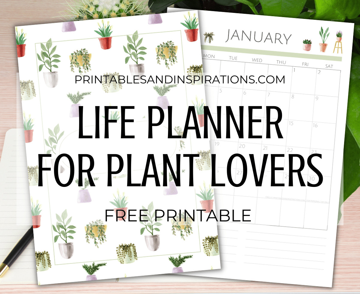 2024 2025 Planner For Plant Lovers – Free Printable - Printables intended for Free Printable Planting Calendar 2025