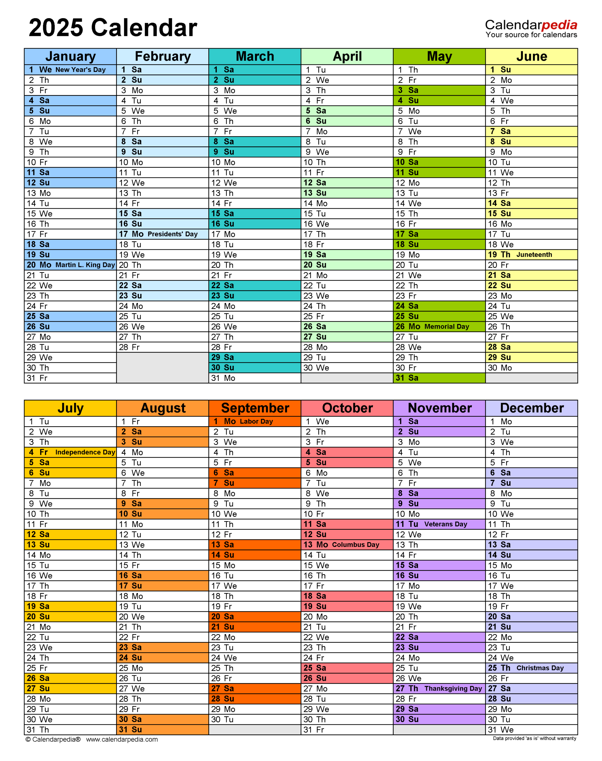 2025 Calendar - Free Printable Excel Templates - Calendarpedia regarding 2025 Shift Calendar Printable