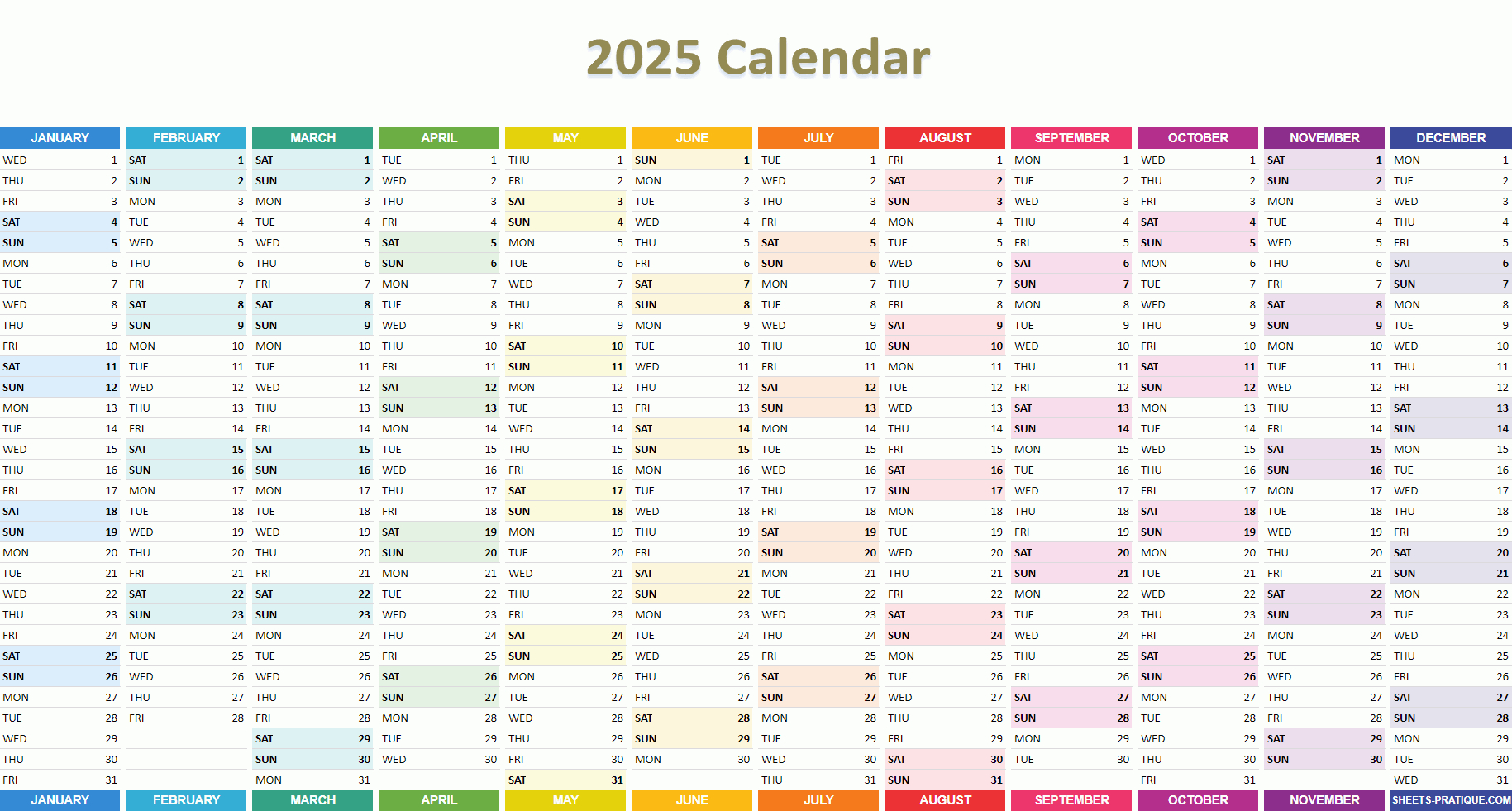 2025 Calendar regarding Free Printable Google Calendar 2025