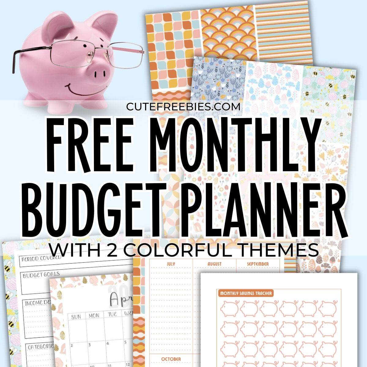 2025 Free Printable Monthly Budget Planner - Cute Freebies For You with Monthly Budget Calendar 2025 Printable