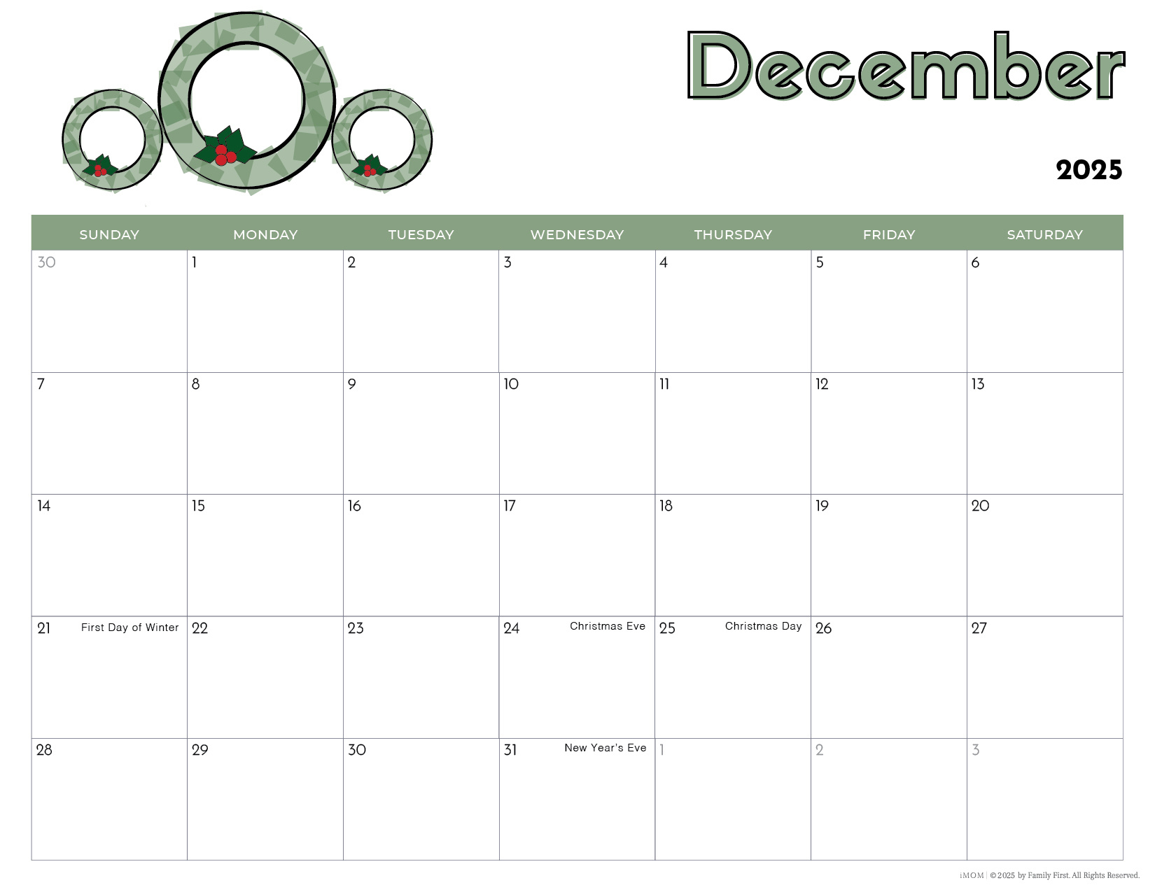 2025 Printable Calendars For Kids - Imom pertaining to Printable Calendar 2025 For Kids