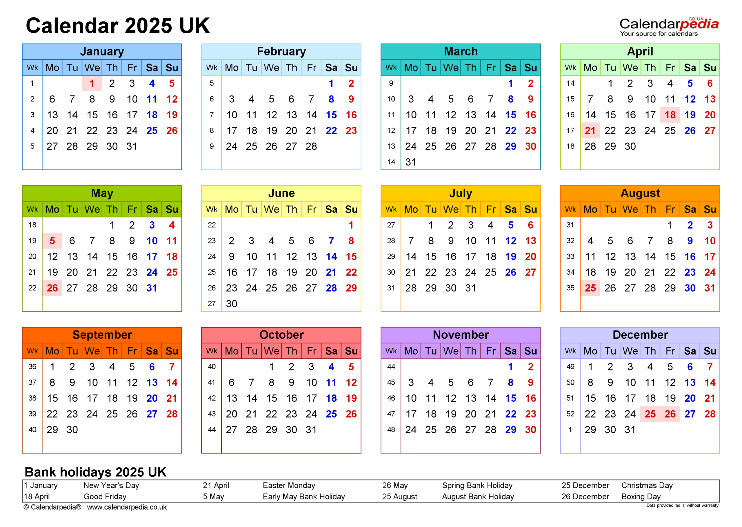 Calendar 2025 (Uk) - Free Printable Microsoft Word Templates throughout Printable Editable Calendar 2025