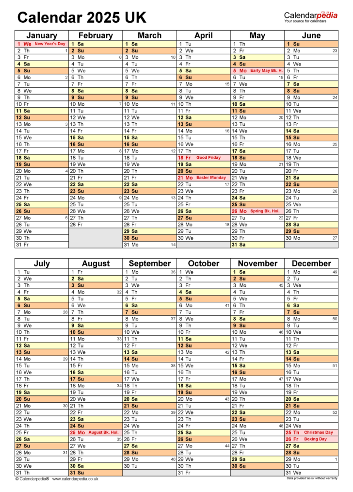 6 Month 2025 Calendar Printable