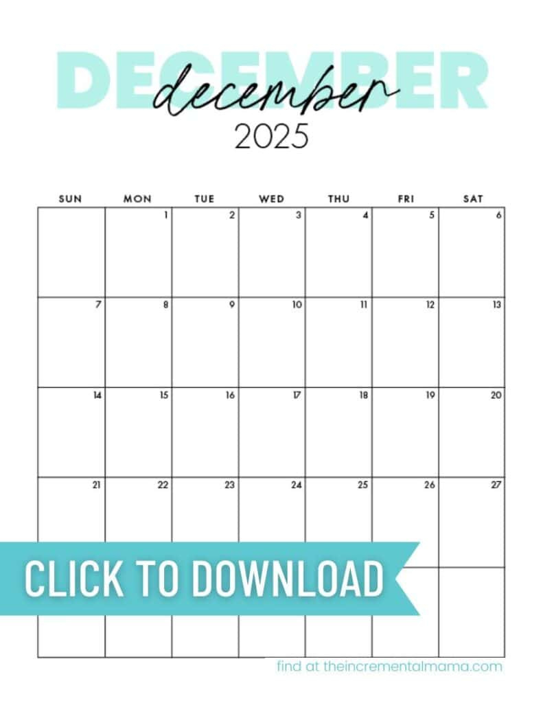 Cute 2025 Monthly Calendar Free Printable inside Printable Countdown Calendar 2025 For Vacation