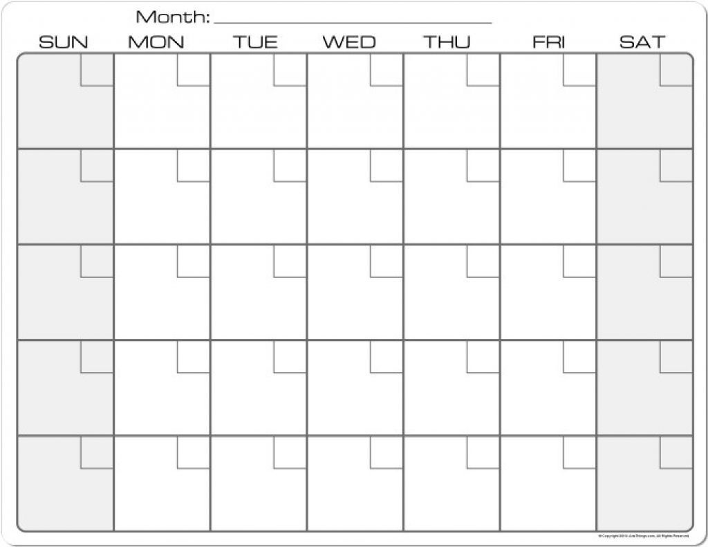 Dashing 8 X 11 Blank Calendar Template – Printable Blank Calendar within 8 1/2 X 11 Monthly Calendar Printable