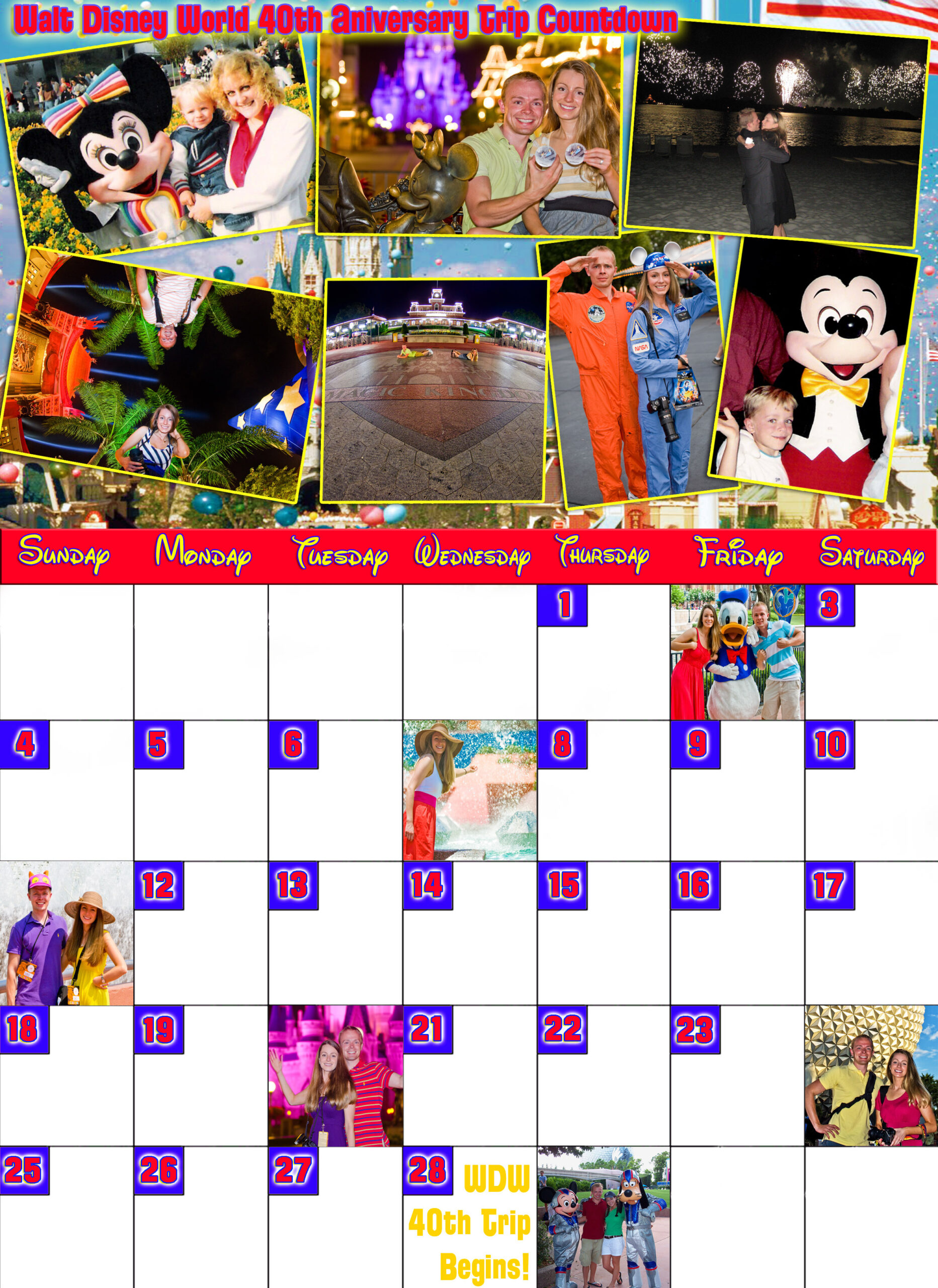 Disney Countdown Calendars - Disney Tourist Blog throughout Disney Printable Countdown Calendar 2025