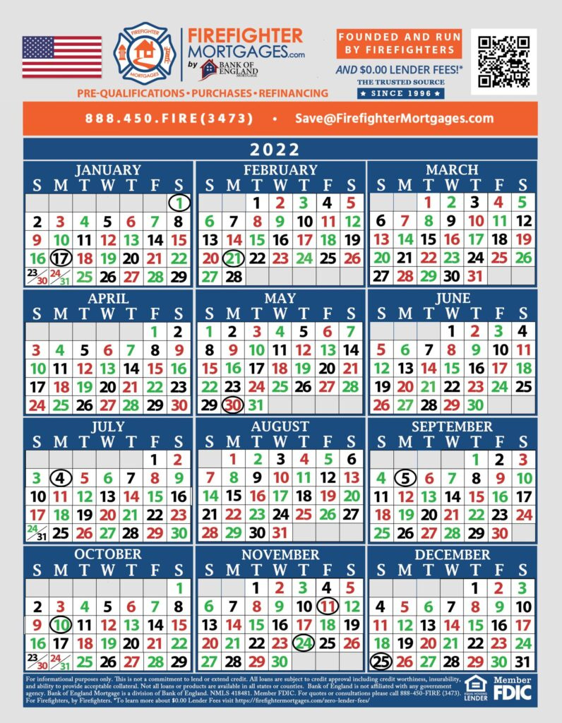 Exploring The Benefits Of The 48/96 Schedule In 2025 within 2025 Firefighter Shift Calendar Printable