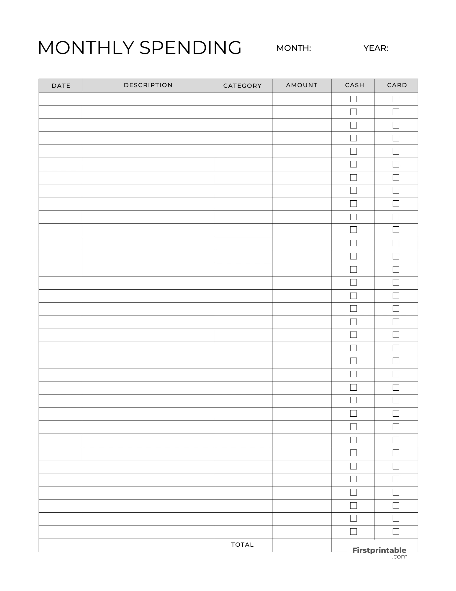 Free Budget Planner Templates | Printable &amp;amp; Fillable throughout Monthly Budget Calendar 2025 Printable