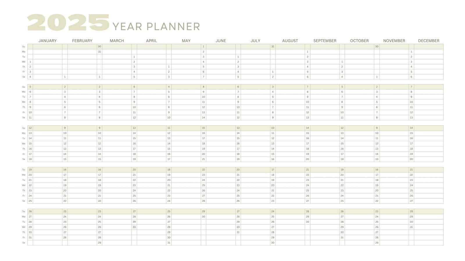 Free Custom Printable Daily Calendar Templates | Canva intended for Daily Calendar 2025 Printable Template