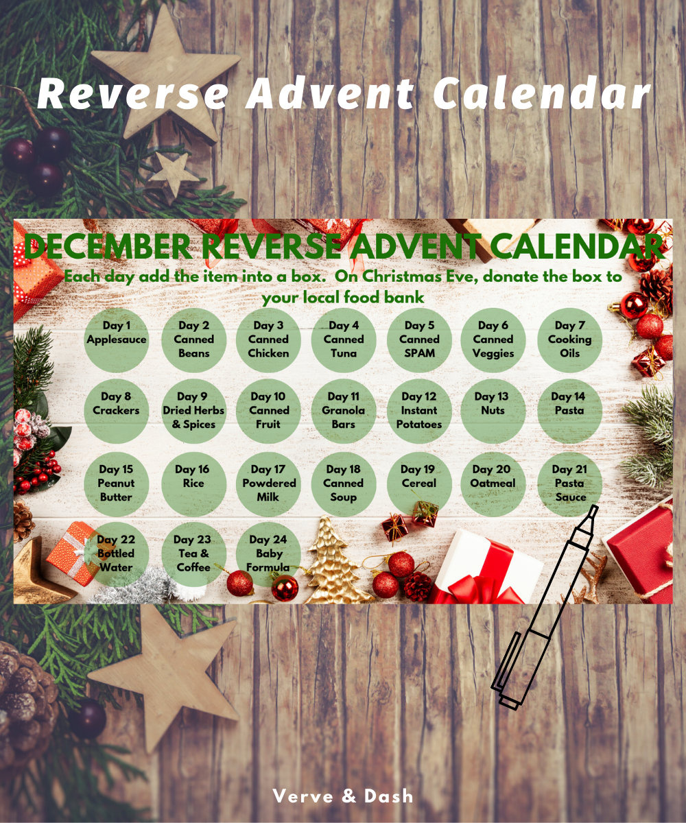 Gift Giving Calendar - 60+ Gift Ideas For 2024 pertaining to Printable Reverse Advent Calendar 2025 Template