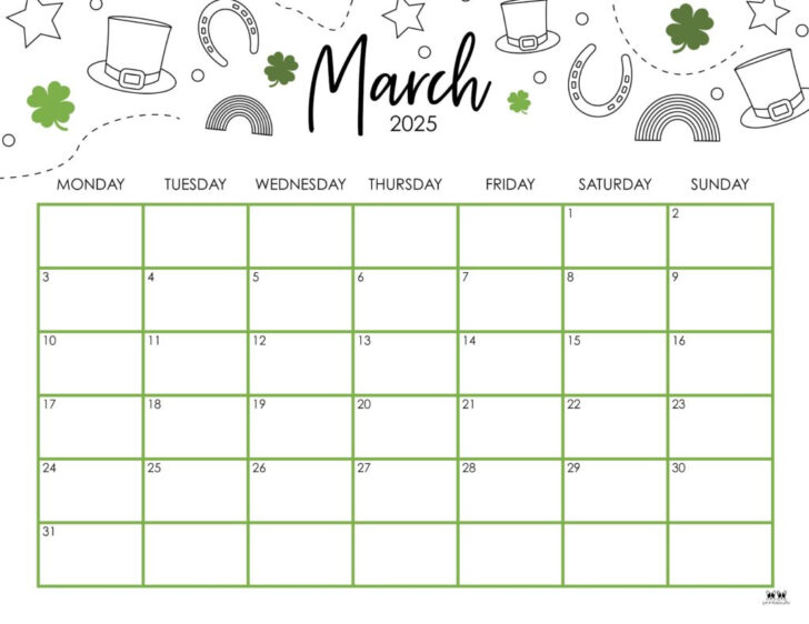 Printable Calendar 2025 March