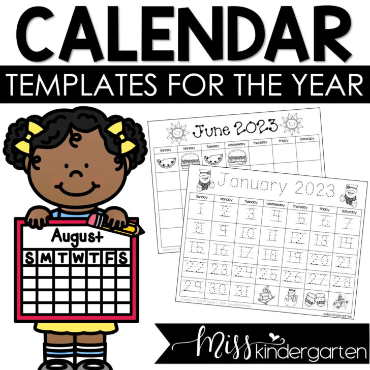 Calendar 2025 Printables For Kindergarten