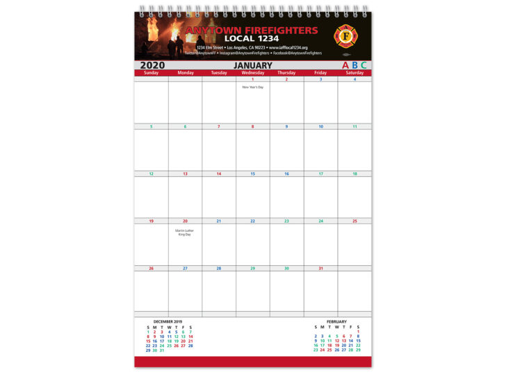 Printable Firefighter Shift Calendar 2025