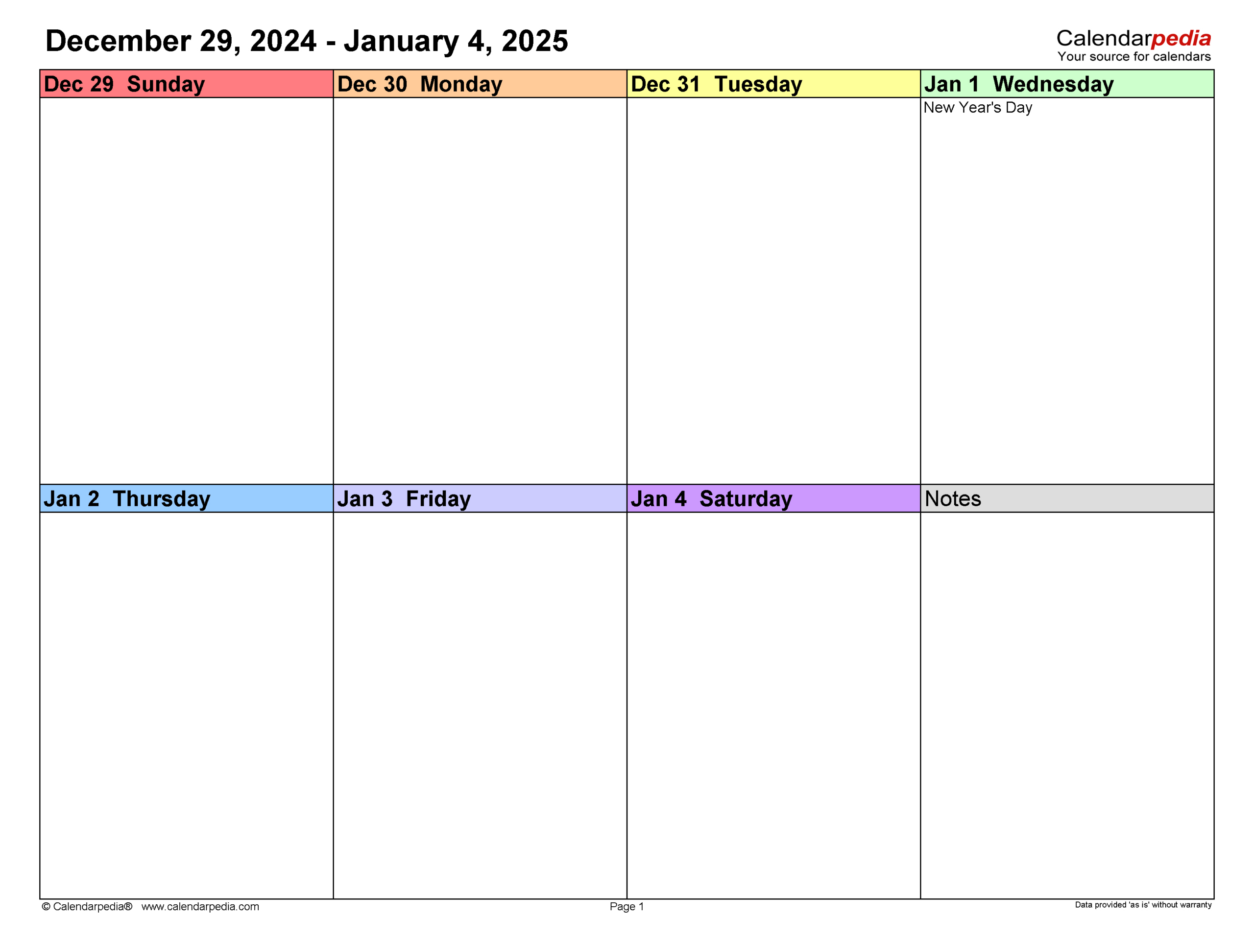 Weekly Calendars 2025 For Word - 12 Free Printable Templates inside Free Printable Two Week Calendar 2025 Template